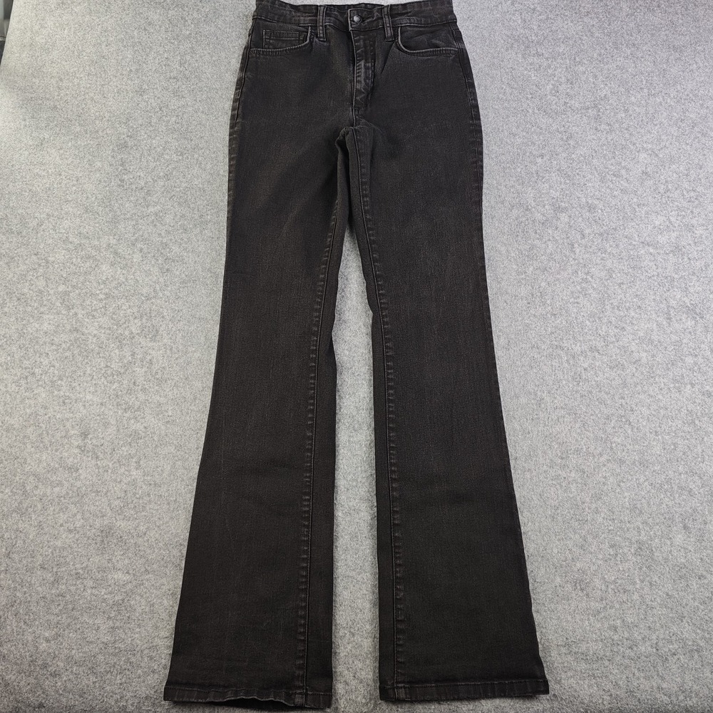 Joes Jeans Women's 26x33 Black Bootcut Denim Stretch Mid Rise Rayon
